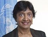 Sra. Navanethem Pillay, Alta Comisionada de la ONU para los Derechos Humanos